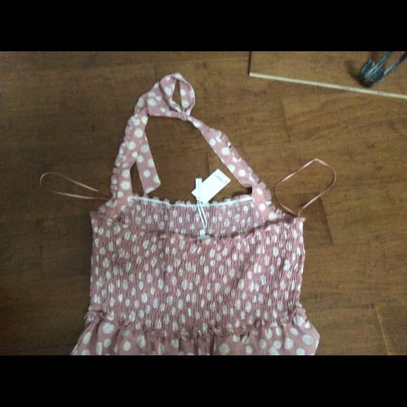 ♨️FLASH♨️HalterTop PolkaDot ElasticBodice Jumpsuit - Picture 3 of 7